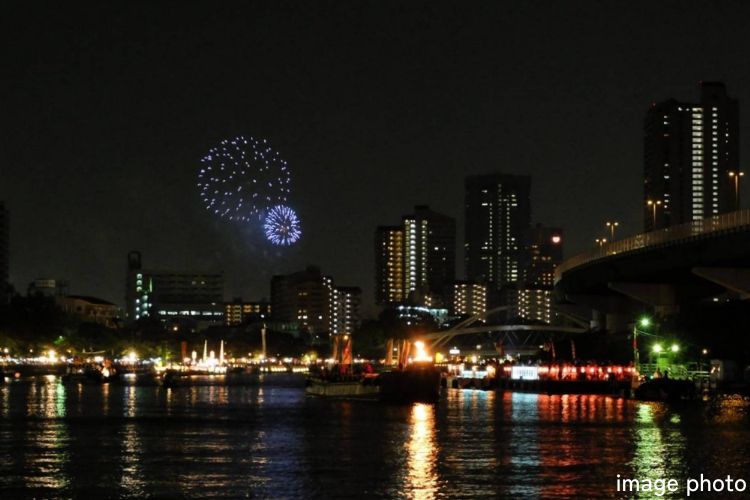 シティタワー大阪天満ザ・リバー＆パークスの周辺天神祭